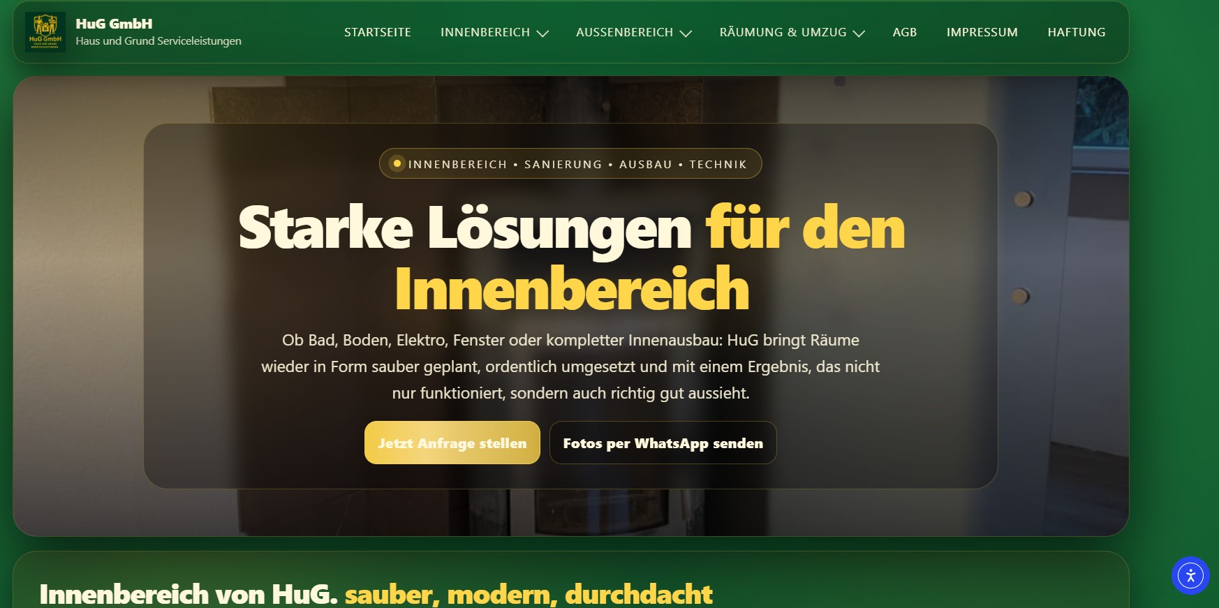 HuG Portfolio Referenz Präsentation