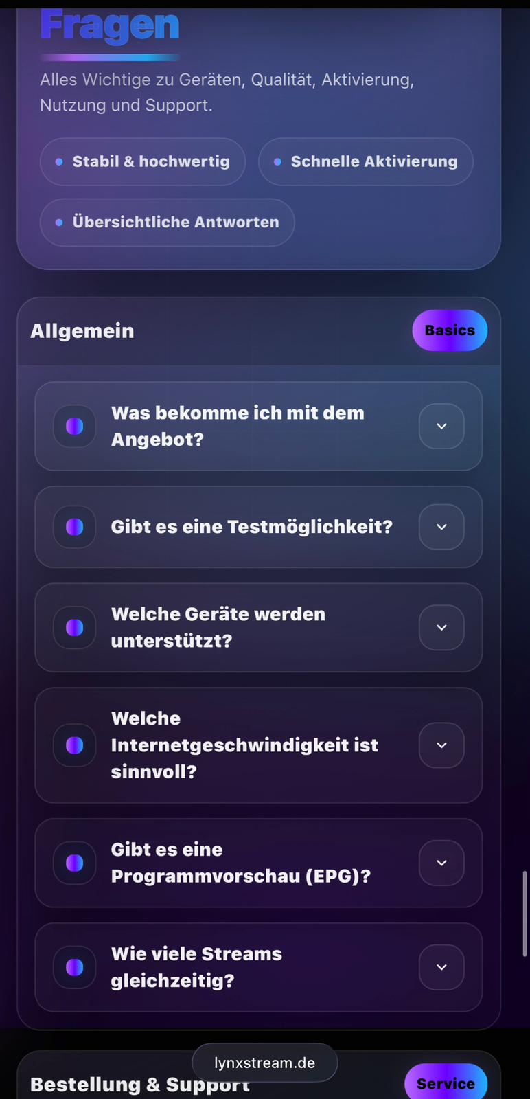 Von Visario designter Onlineshop